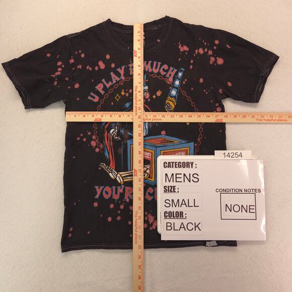 Broken Promises Crew Neck Graphic Short Sleeve T Shirt Adult Mens Size S Black - Picture 5 of 9